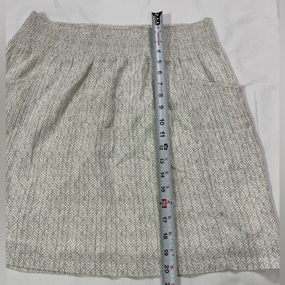 PrAna Sugar Pine Athletic Skirt Speckle Stretchy Activewear Size L Pockets Aline - Picture 10 of 11